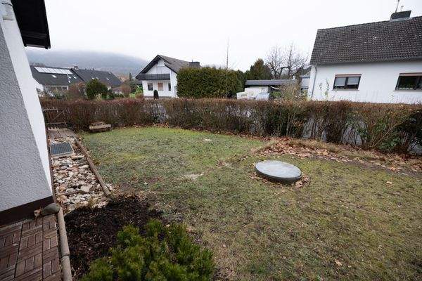 Garten mit freiem Blick