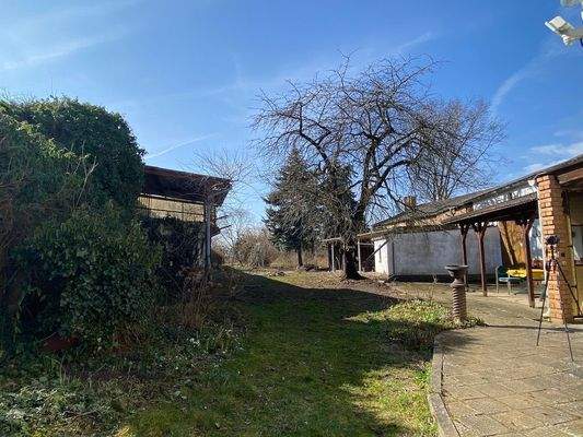 Hof / Blick zur Wiese