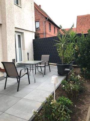 Terrasse Ferienwohnung Teilansicht