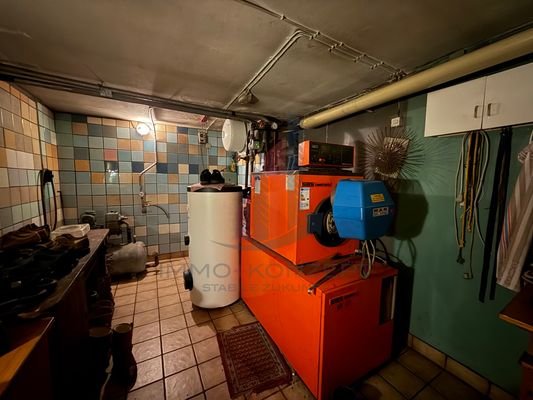 Die Heizung des Hauses findet sich auch im Keller wieder
