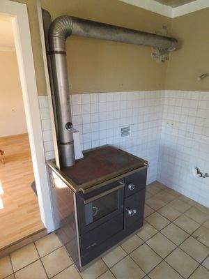 Holzofen in der Küche