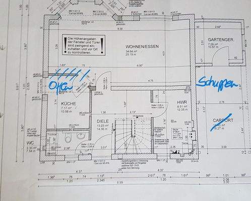 UG / Küche geöffnet