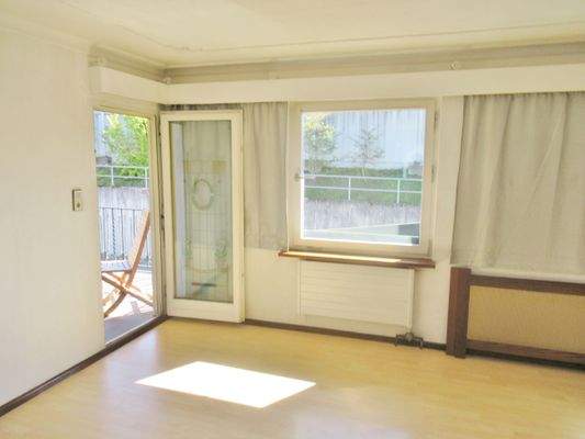 Blick zur Balkontür