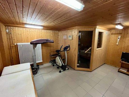 Sauna im Keller