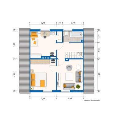 Grundriss / Skizze Dachgeschoss