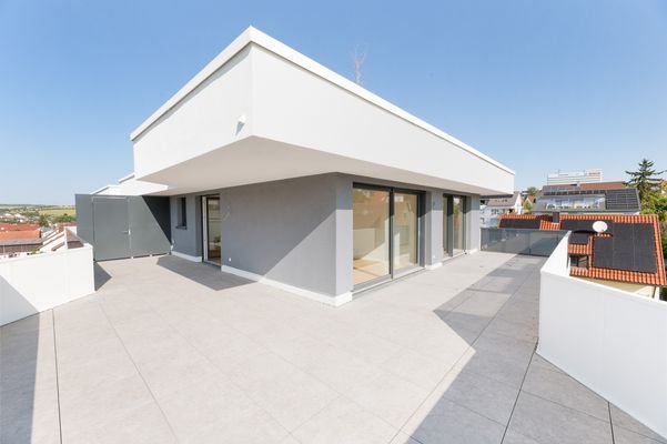 Riesige Dachterrasse