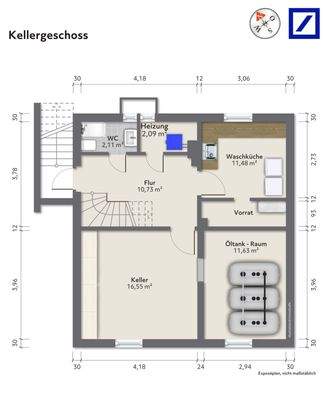 Grundriss Kellergeschoss