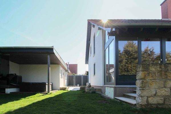 Zugang zum Gartenbereich