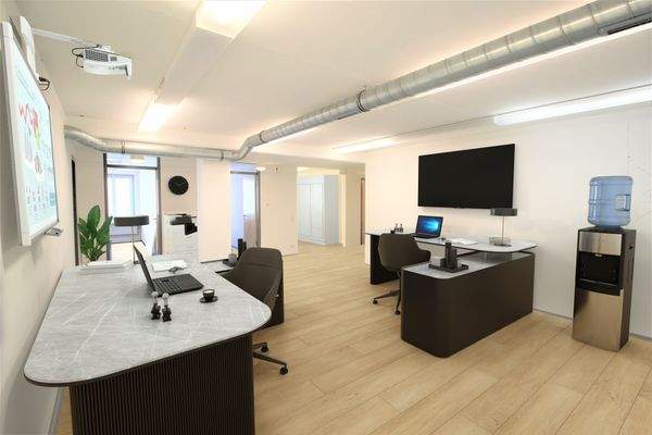 großes Büro - Einrichtungsbeispiel