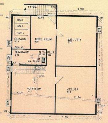 Grundriss Kellergeschoss