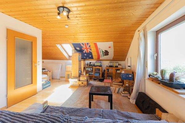 Stauraum im Dachgeschoss