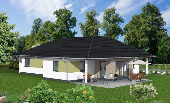 3D-Ansicht Terrassenseite