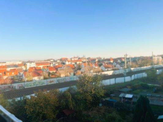 Blick von der Dachterrasse