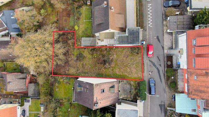 Grundstück Markiert