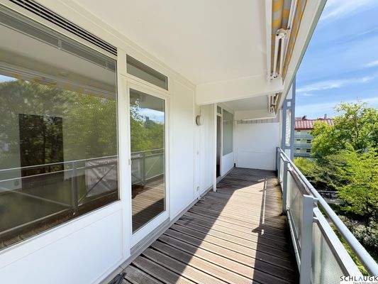 Sonniger Süd-West Balkon