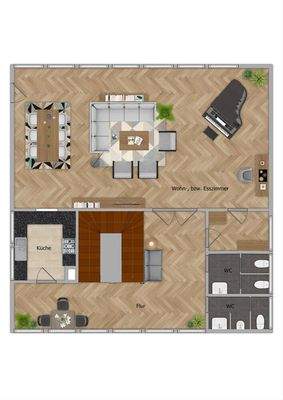 Grundriss Dachgeschoss