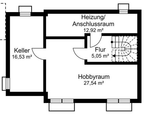 Grundriss KG Haus 1