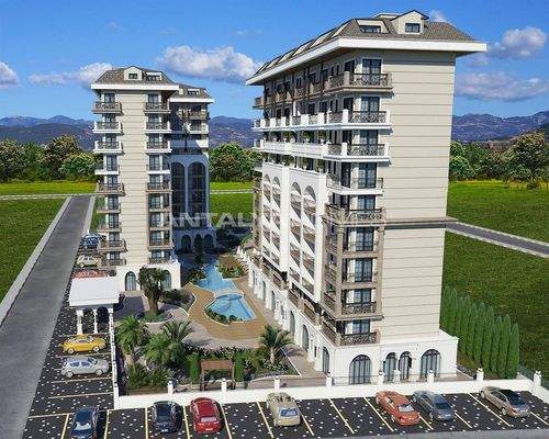 Well Located Apartments with Modern Designs in Alanya