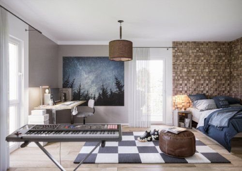 Jugendzimmer großzügig geschnitten