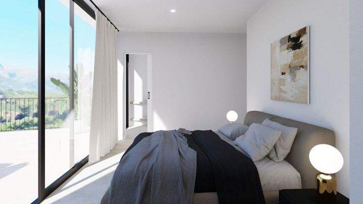 Reihenhaus mit Panoramablick auf die Berge zum Verkauf in Campanet, Mallorca