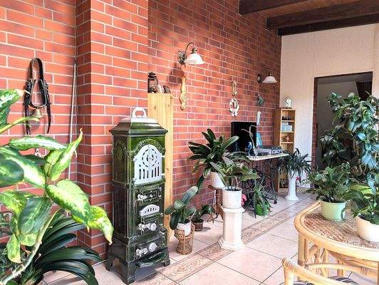 OG Wintergarten mit Kaminofen