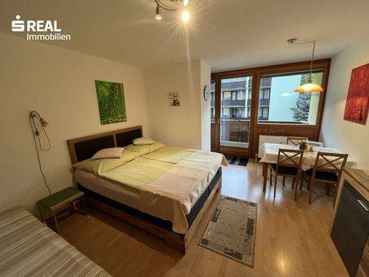 Wohn-/Schlafbereich Wohnung 1