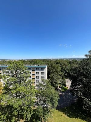 Blick vom Balkon