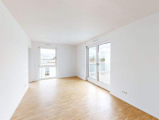 Wohn- und Essbereich (Musterwohnung)