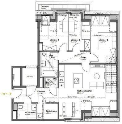 4-Zimmer Penthouse Top 41