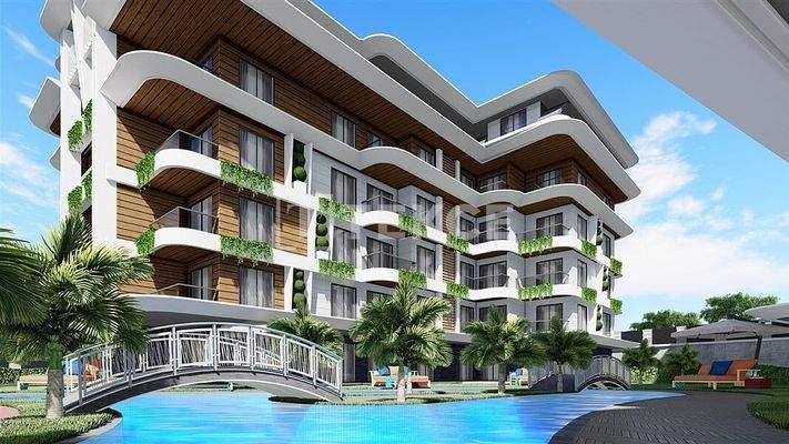 Luxury Apartments for Sale in Oba Alanya with Hotel Concept