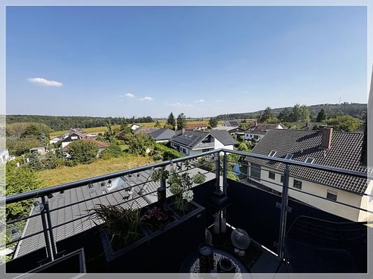 Weitblick vom Balkon