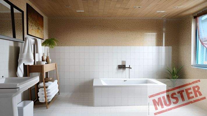 Badzimmer Hinterhaus Muster