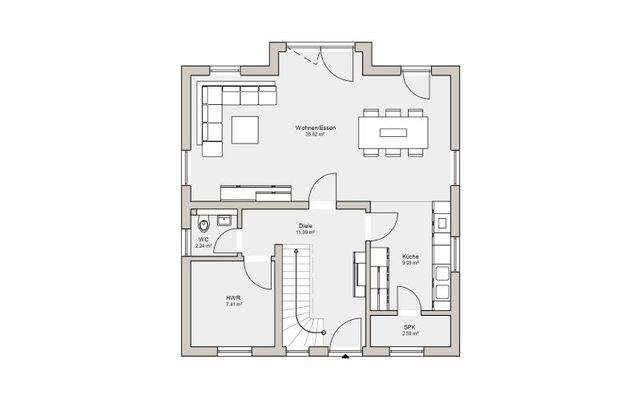 Grundriss Erdgeschoss