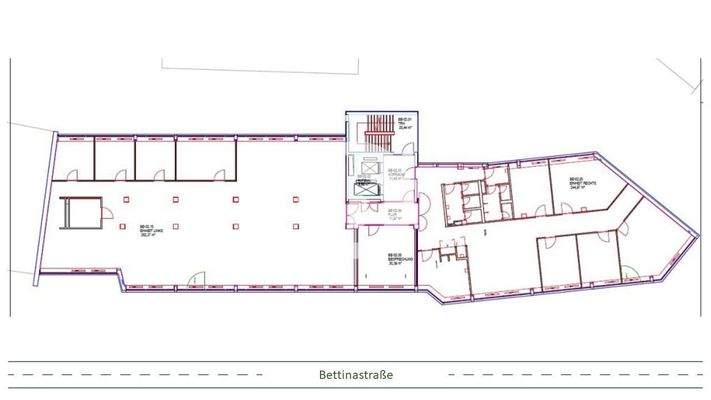 2. Obergeschoss mit ca. 662 m²