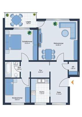 Grundriss Heidelberger Str. 13