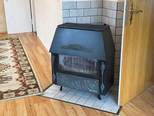 Ofen im Wohnzimmer EG