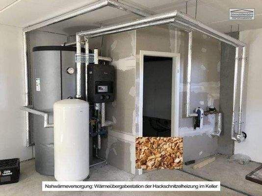 Regenerative Nahwärmeversorgung Hackschnitzel