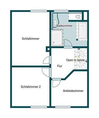 Grundriss Skizze 1.OG