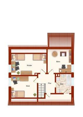 Grundriss Obergeschoss