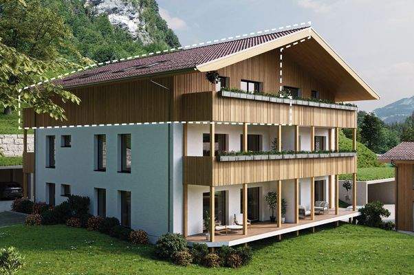 Dachgeschosswohnung W6 im Haus &quot;Kiefersfelden&quot;