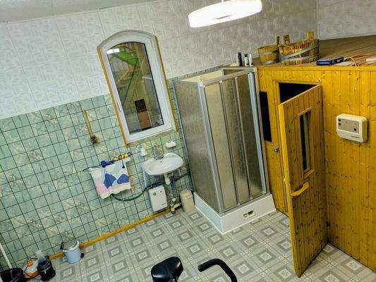 Blick in den Saunabereich