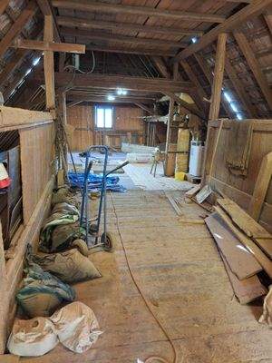 Tenne vom ehemaligen Bauernhaus