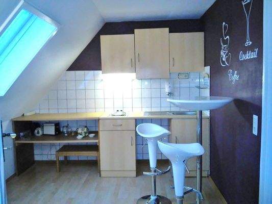 Zweite Küche Dachgeschoß