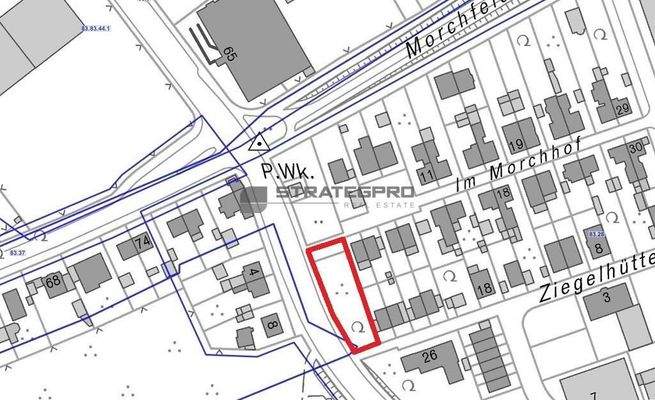 Ausschnitt Bebauungsplan