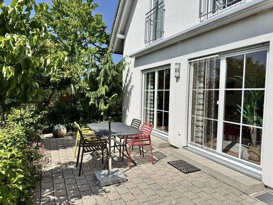 Terrasse mit Abendsonne