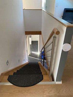Treppe zum Obergeschoss