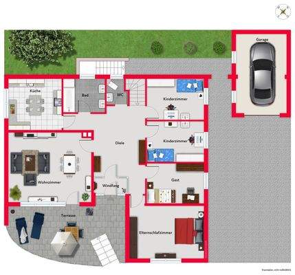 Grundriss Erdgeschoss