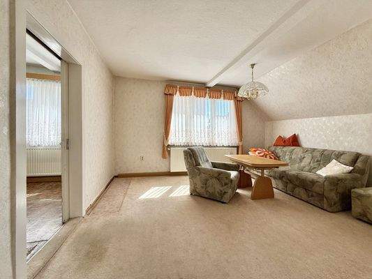 Zimmer im Dachgeschoss