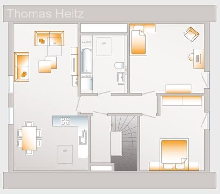 Grundriss Wohnung Dachgeschoss