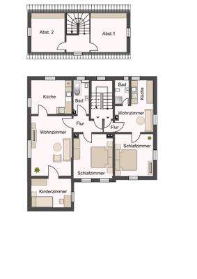 Grundriss 1. Obergeschoss